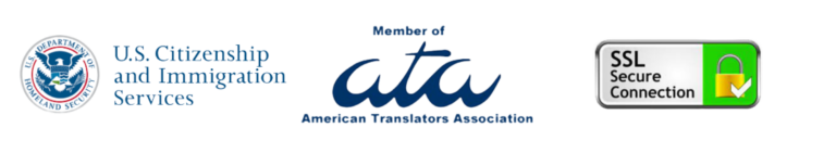 translated documents with ATA certificate